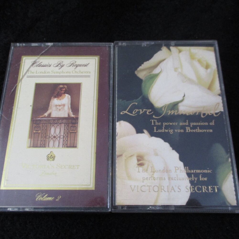 Lot of Two Victoria's Secret Classical Music Cassette Tapes Love Immortal By Req